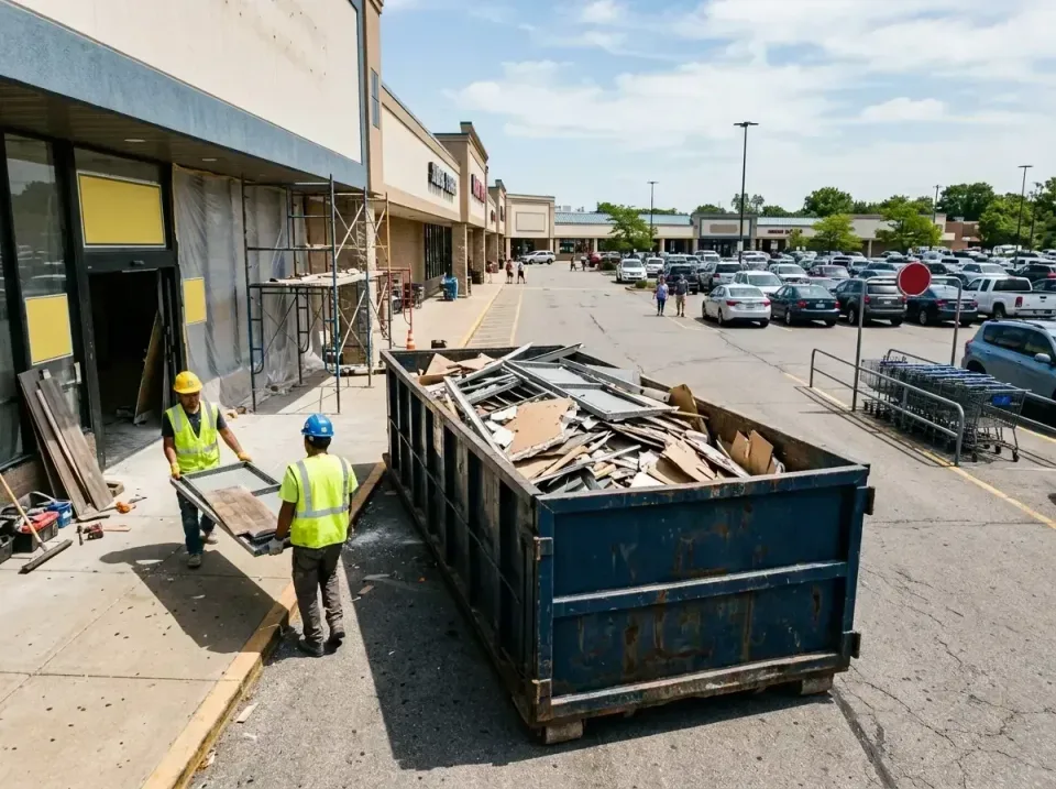 retail-store-renovation-debris-003 — frequently asked questions, Roll-off Dumpster Rentals in Lemont, PA
